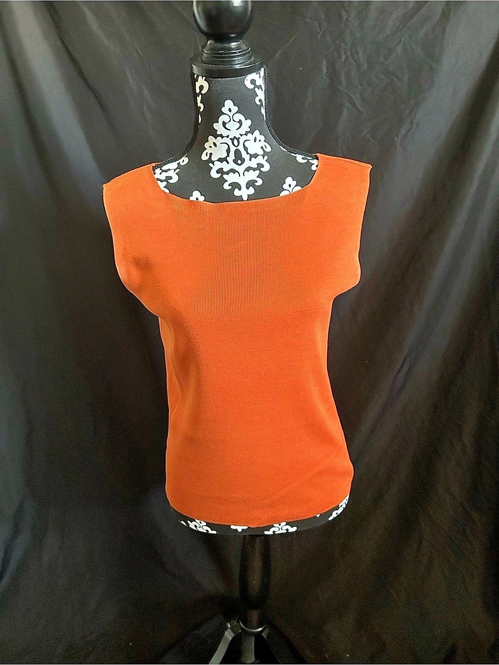 Coldwater Creek Silk Blend Tank Top in Orange Size Medium